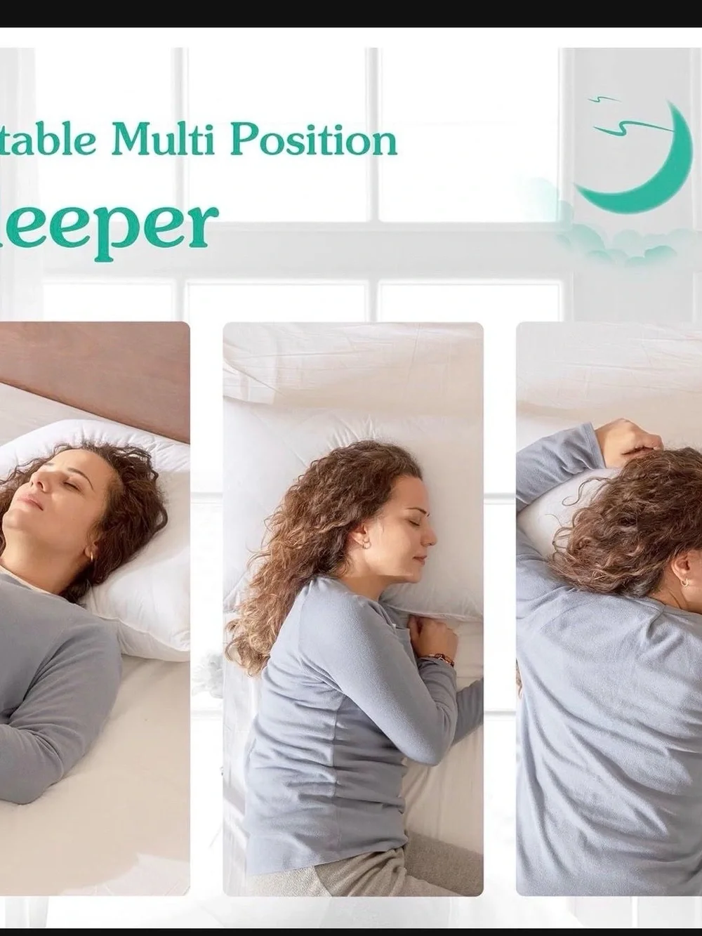 Three Geese White Goose Feather & Cotton Pillows King (Pack of 2),